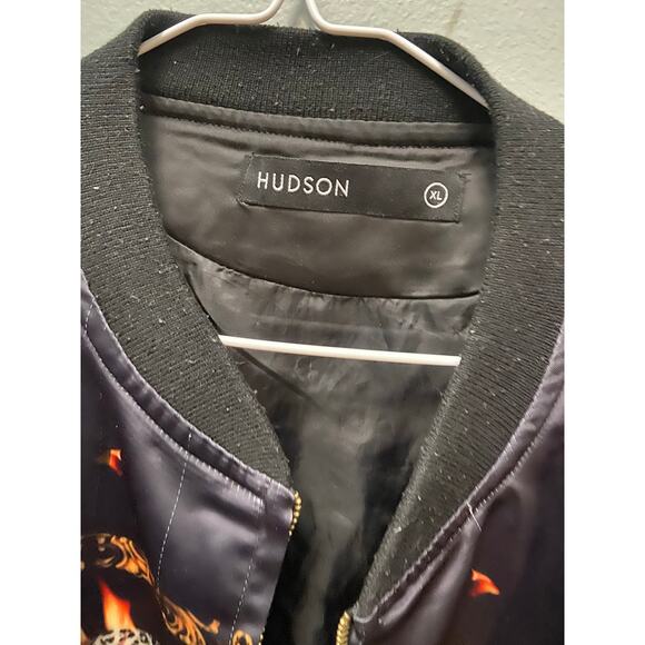 Hudson men’s satin jacket size XL - Picture 2 of 5